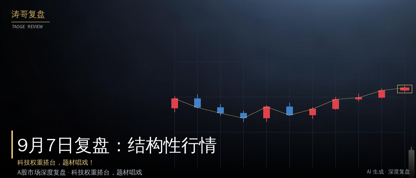 9月7日复盘：结构性行情，科技权重搭台，题材唱戏！
