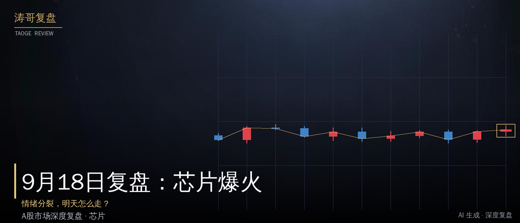 9月18日复盘：芯片爆火，情绪分裂，明天怎么走？