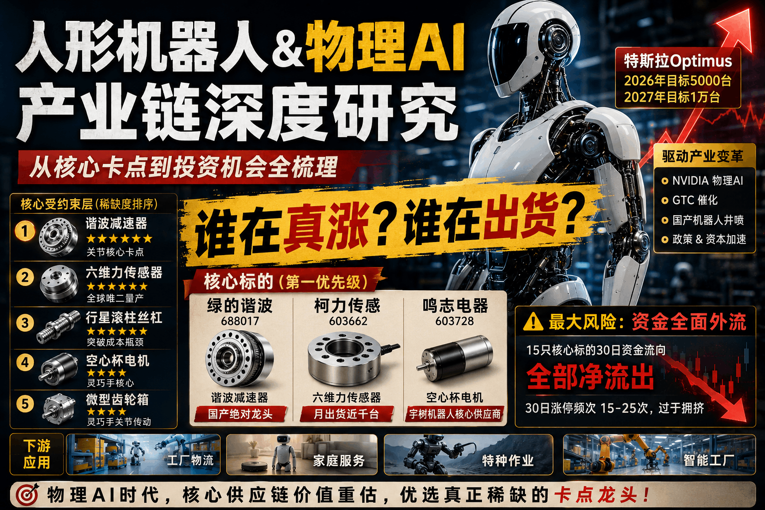 🤖 人形机器人 & 物理AI 产业链深度研究